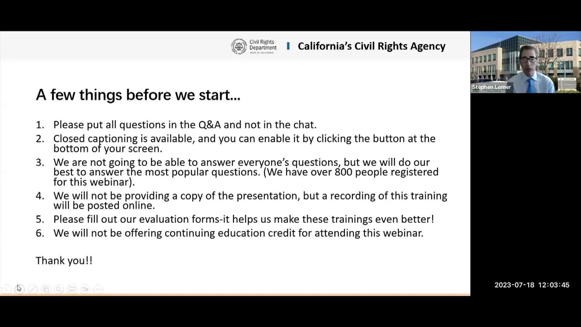 Thumbnail image for CA Civil Rights: "Fair Housing For Property Managers, Pt. 1"